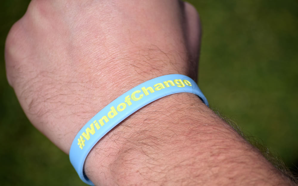 #WindofChange Silicone Wristbands